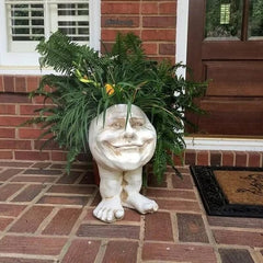 Muggly's Face Statue Planter