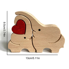 Mother's Day Animal Wooden Ornament