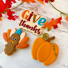 Give Thanks Plaque Cookie Cutter