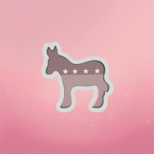 Democratic Donkey Cookie Cutter