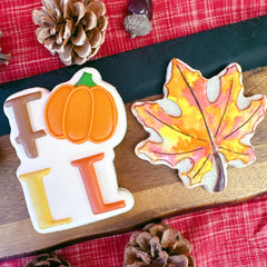 Fall with Pumpkin Plaque Cookie Cutter