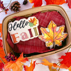 Hello Fall Plaque Cookie Cutter